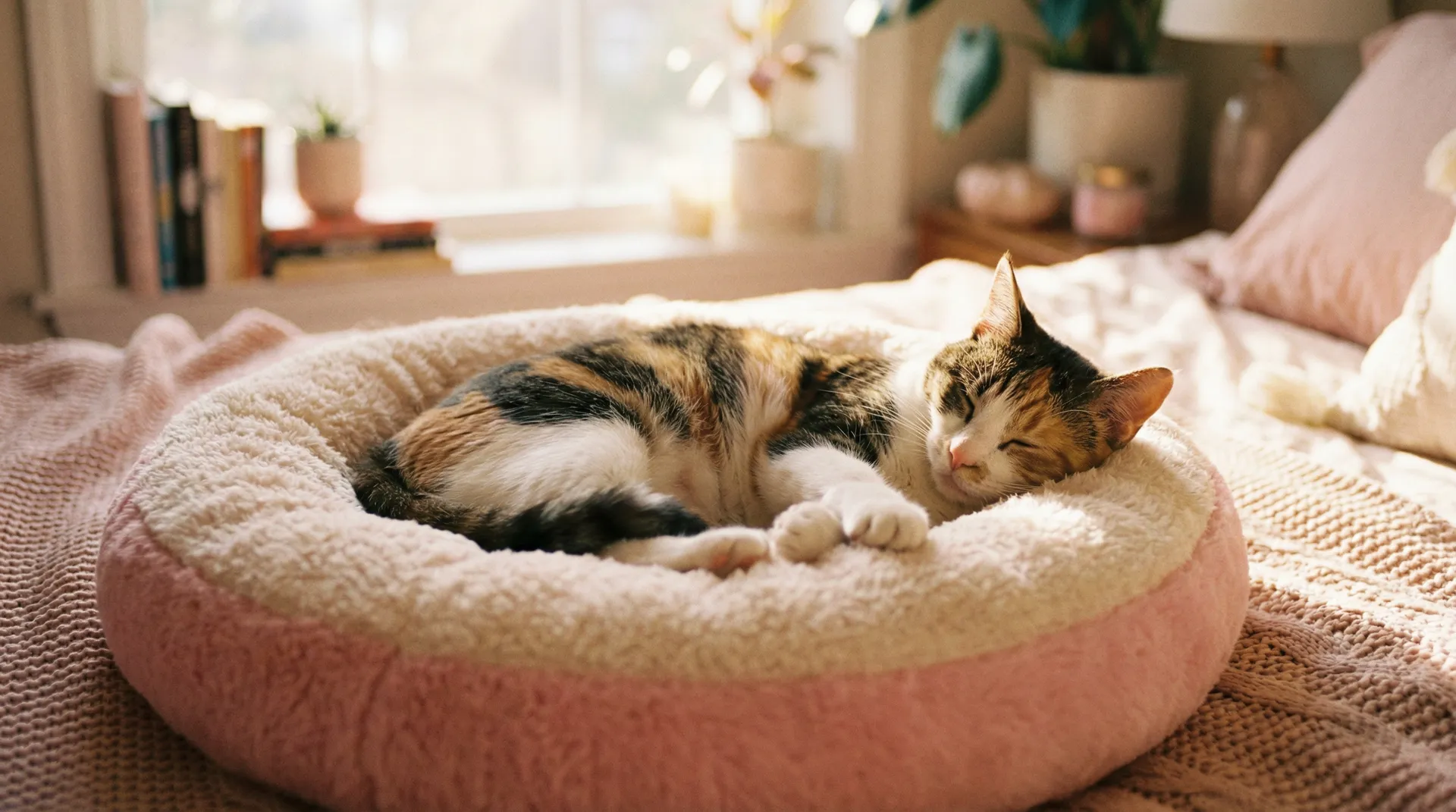 三花猫安静入睡 - 人妻熟女